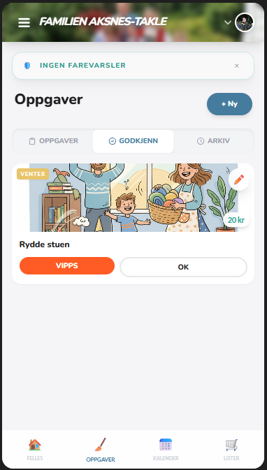 Hyttebooking i appen